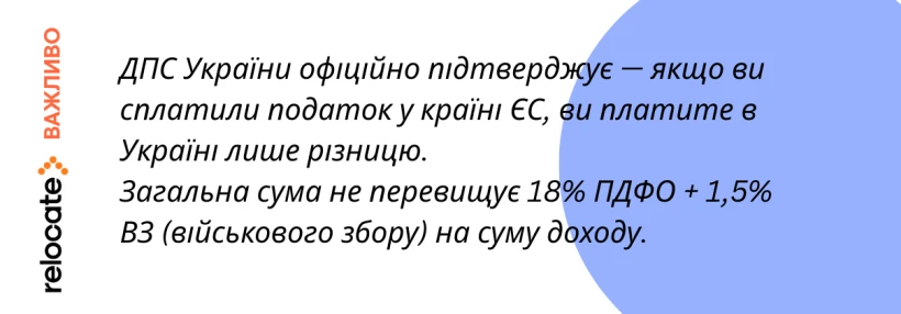 Подвійне оподаткування для українців в ЄС - 4