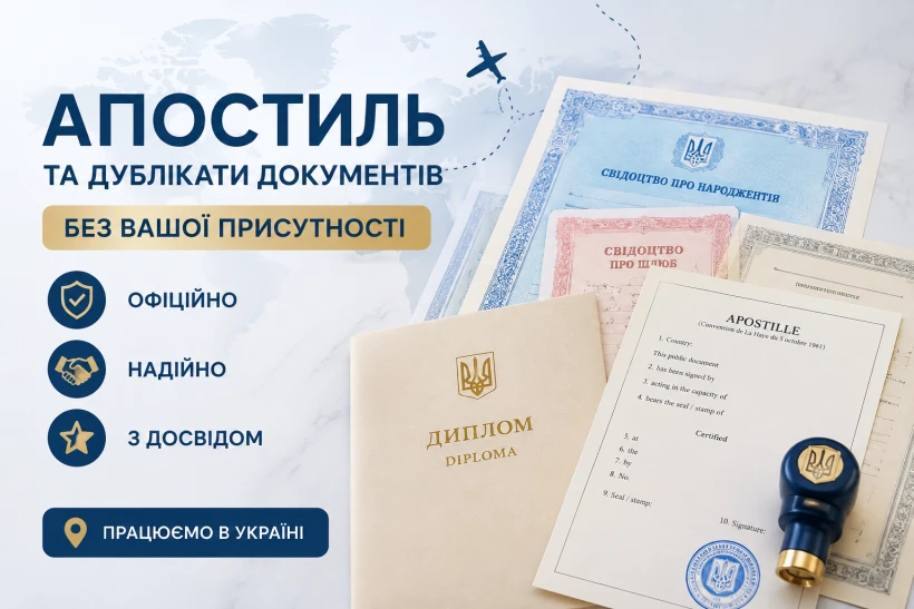Послуги з апостилізацією