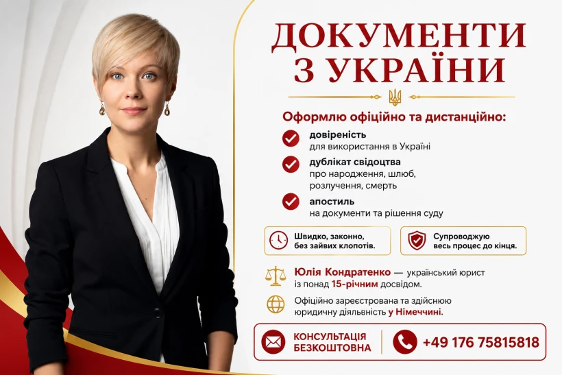 Ваш український юрист у Німеччині